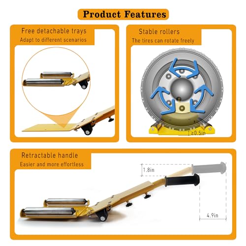 Heavy Duty Tire Lift with Extendable Handle