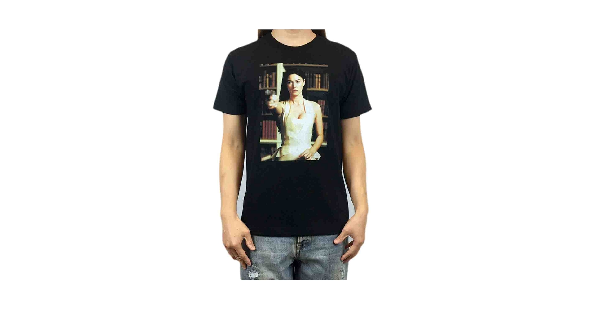 映画「マレーナ」フォトTシャツ XL 黒 モニカ・ベルッチ Amazon | マレーナ モニカ ベルッチ 黒 Tシャツ S M L XL