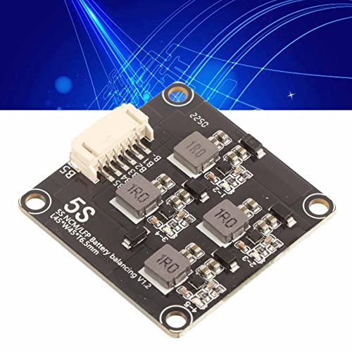 Módulo Equilibrador Activo para Baterías de Litio, Equilibrador Activo para Celdas Ternarias y LiFePO4, Placa de Transferencia Inductiva de Energía 2,0 V–4,5 V, 1,2 A con Cable de Cobre de 30 cm para Paquete de Baterías (5S) miniatura 4
