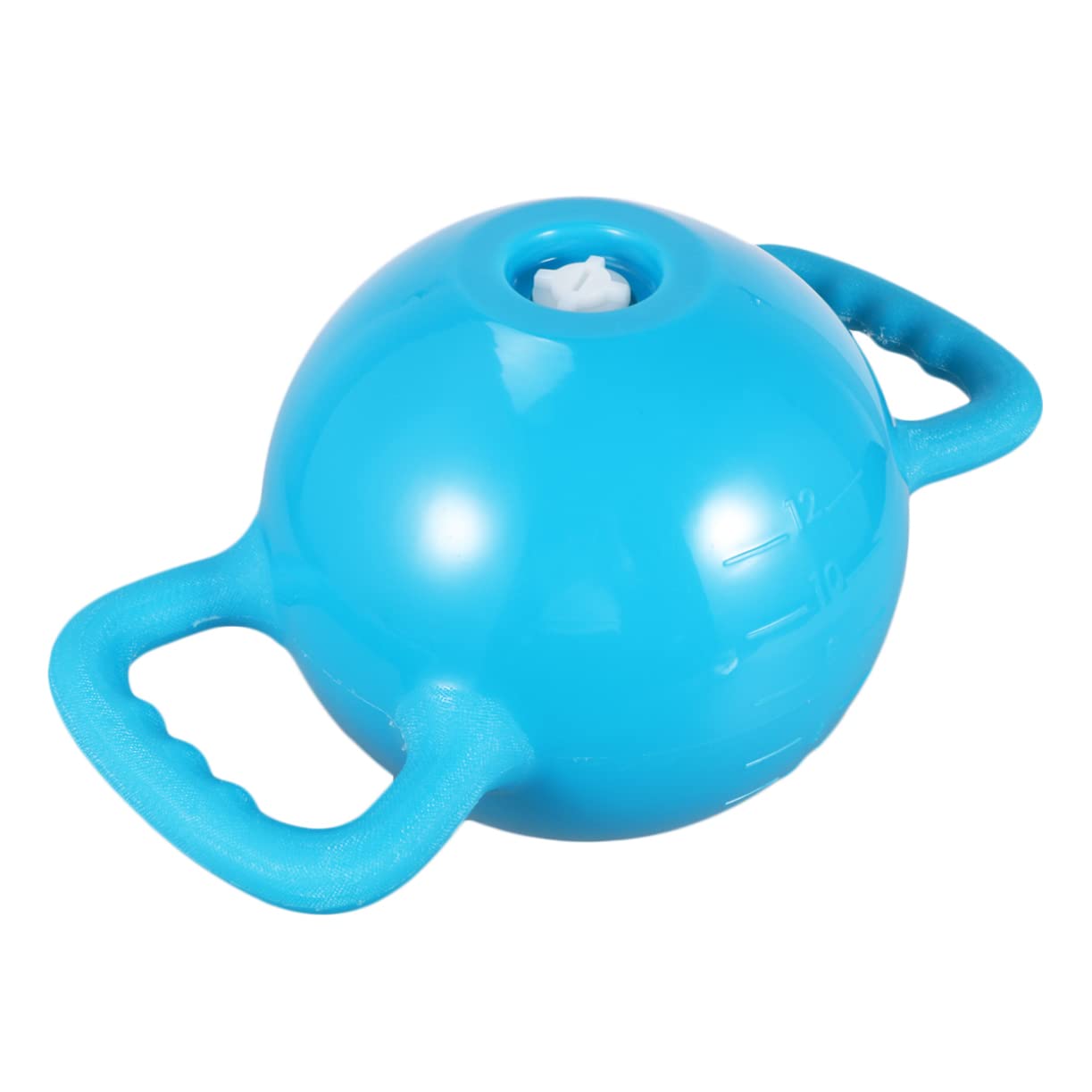Happyyami Kettlebell Wodny Fitness z Podwójnymi Uchwytami Regulowany Ciężar z PVC Bezpieczny i Trwały Sprzęt Do Pilatesu Oraz Treningu Siłowego dla Kobiet i Mężczyzn Fioletowy