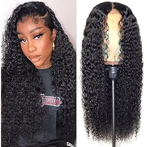 4×4 Kinky Curly Lace Frontal Wigs Human Hair for Black Women 4×4 Pelucas Mujer Pelo Natural Humano Rizado Pelucas Cabello Natural Color Negro Natural 14 Pulgadas