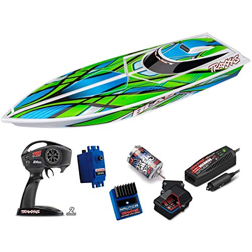 Traxxas Offshore Blast TQ RTR (avec Batterie et Chargeur) TRX38104-1 Green
