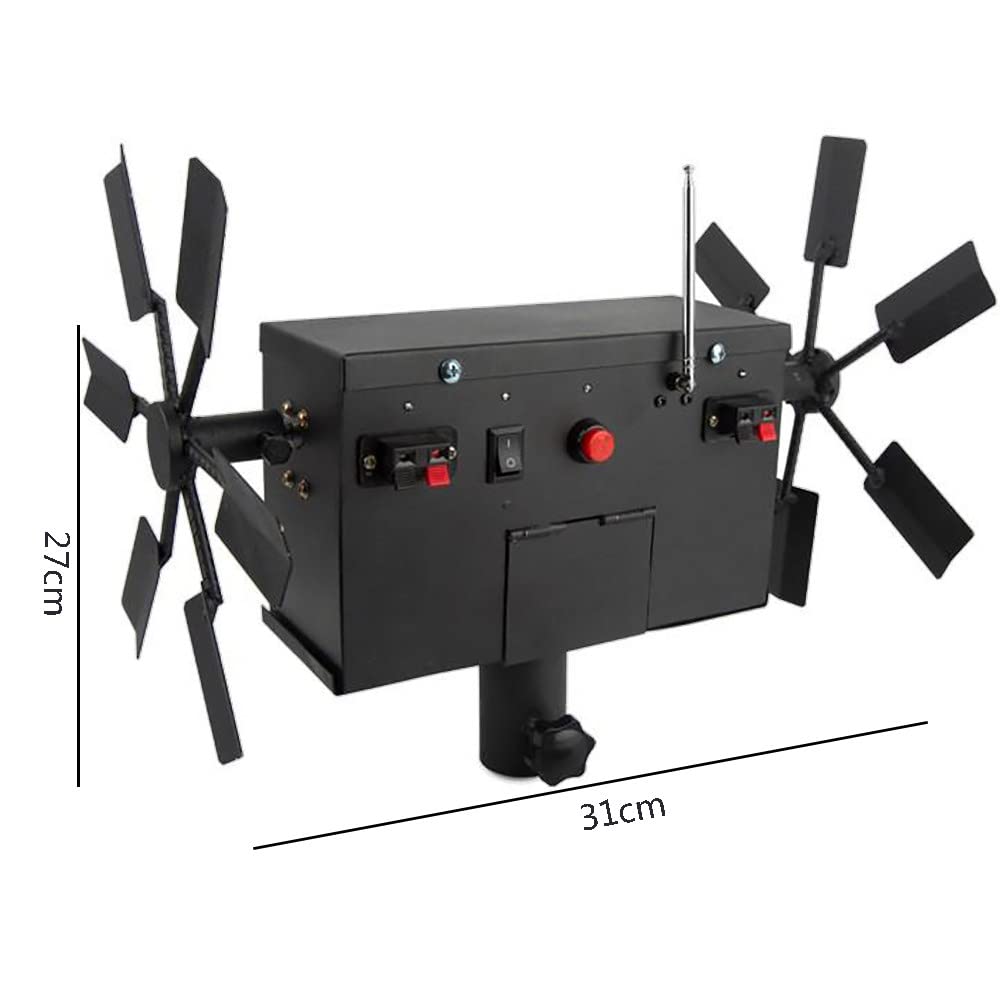 Système De Tir De Feux d'artifice,Récepteur De Feux d'artifice Froid 12 Pièces,Machine à Fontaine à étincelles Rotative à Double Roue avec Télécommande sans Fil,pour équipement De Scène De Mariage