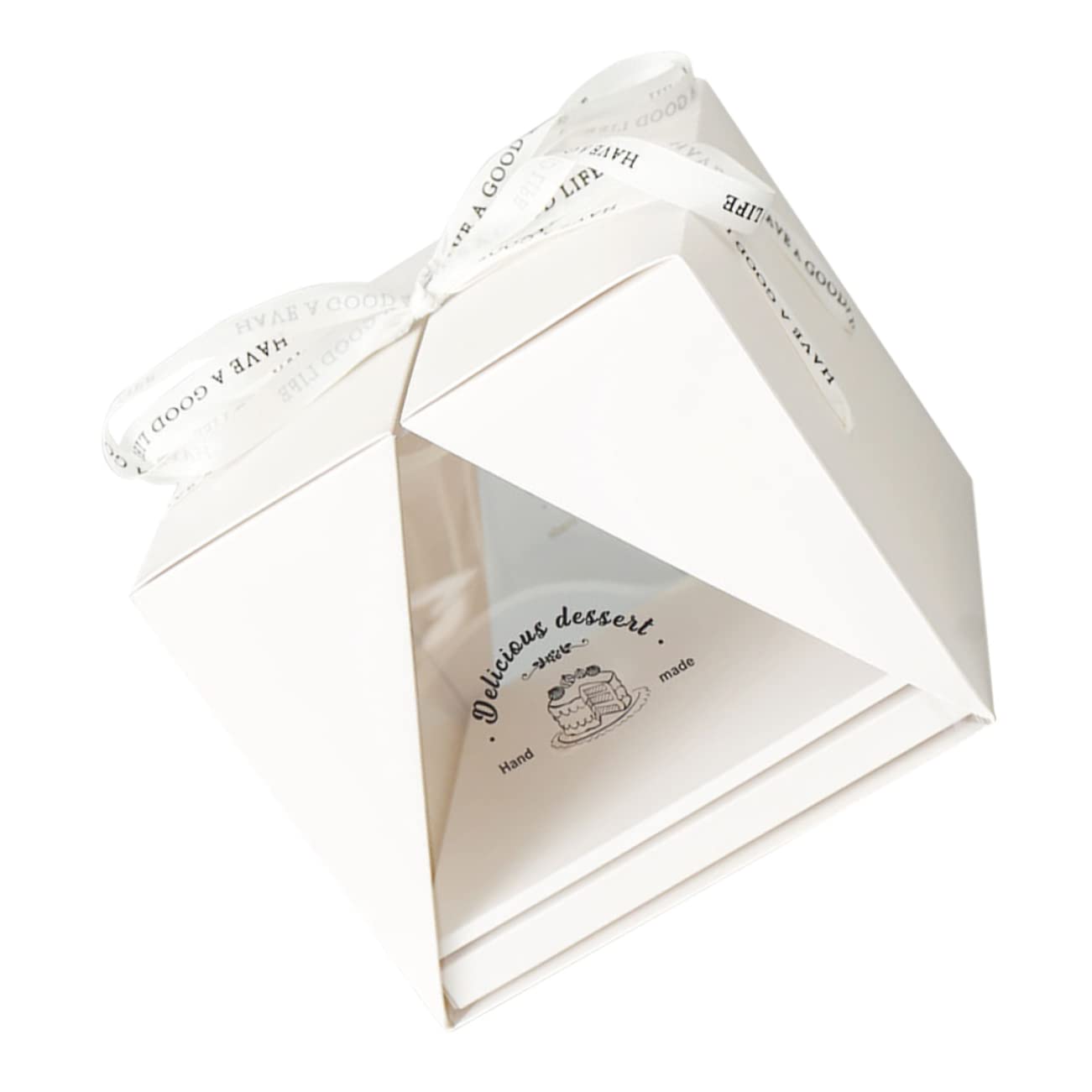 HOLIDYOYO Box Transparent Cake Box Birthday Cake Carrier for Easy Transport and Display for Weddings Parties Showers and Special Occasions