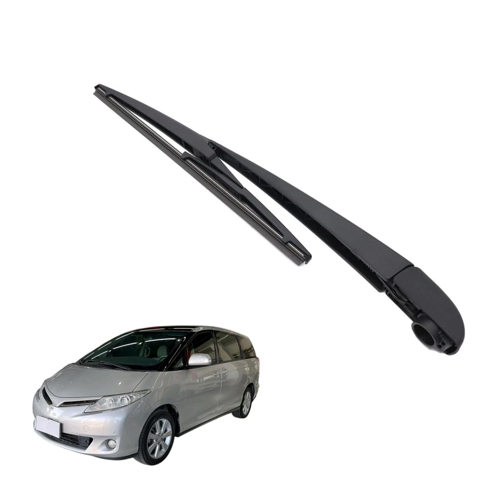 AMHVMU Rear Windscreen Wiper Blade Arm Set Fit For Toyota PREVIA 2006-