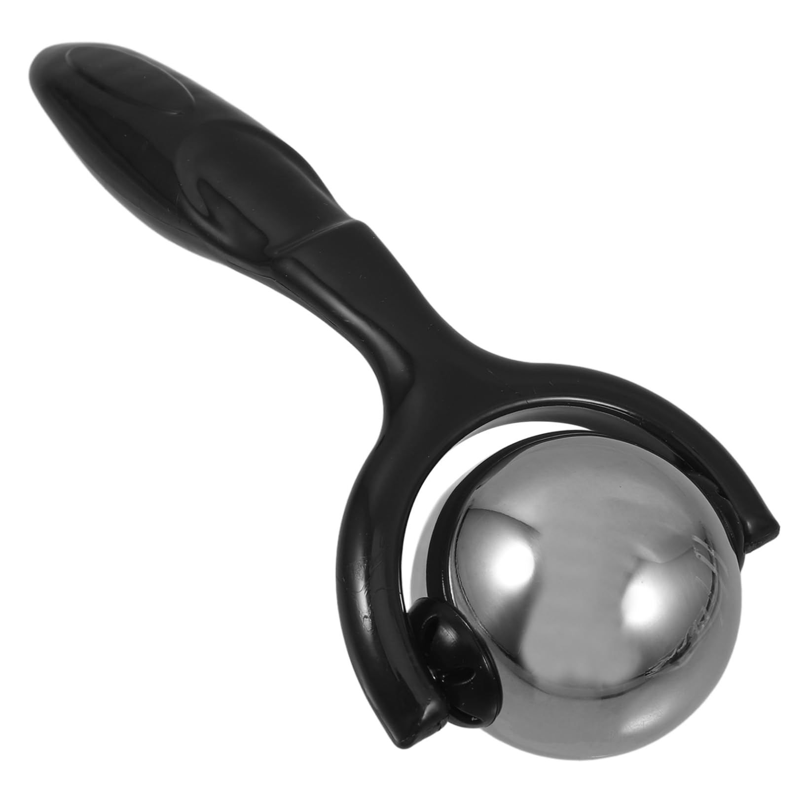 BESTYASH 3 Pezzi strumento di massaggio facciale massaggianti Roller del viso Grinza scultura palla strumento guasha per faccia a strumento guasha facciale Solo Black