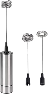 Batteur à oeufs, agitateur à café en acier inoxydable mélangeur mélangeur batteur à oeufs électrique mousseur à lait ustensiles de cuisine à domicile