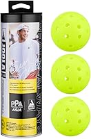 JOOLA HC-40 USAP Approved Hardcourt Pickleball Balls - Tournament Ready with True Bounce & Storage Tube - 3/12 Pack for Indoor/Outdoor Play