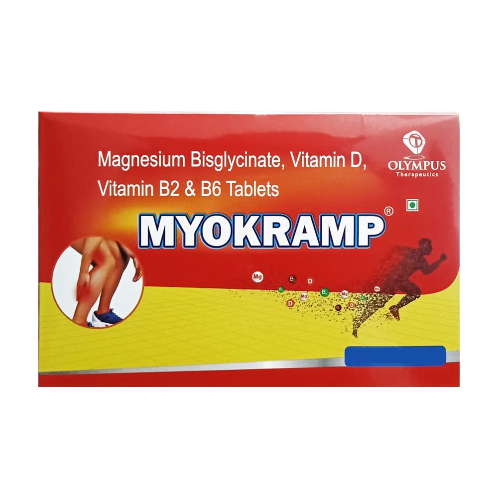 MYOKRAMP Tablets -Ideal supplement for Diabetic and Cardiac wellness & improves Bone, Joint, Muscle strength .Multifunctional stress buster-improves sleep and relieves fatigue & relieves Muscle cramp and stiffness (B0BMQJQ4QS) Amazon Price History, Amazon Price Tracker