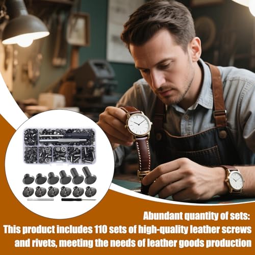 Rivets à vis Chicago pour assembler le cuir sans couture