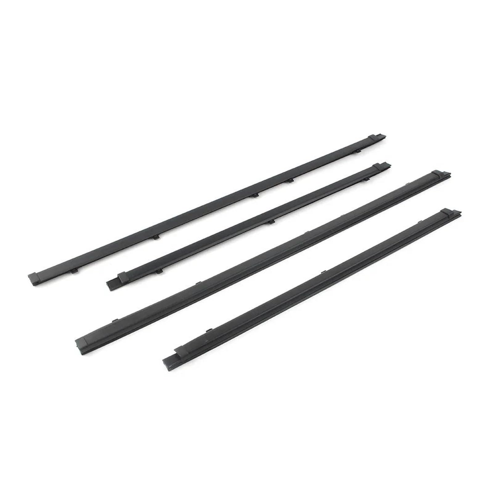 Jbpihzt One Color 4 Pcs Weatherstrip Moulding Door Window Seal Belt For Toyota For Hilux 1985 1986 1987 1988 1989 1990 1991 1992 1993 1994 1995