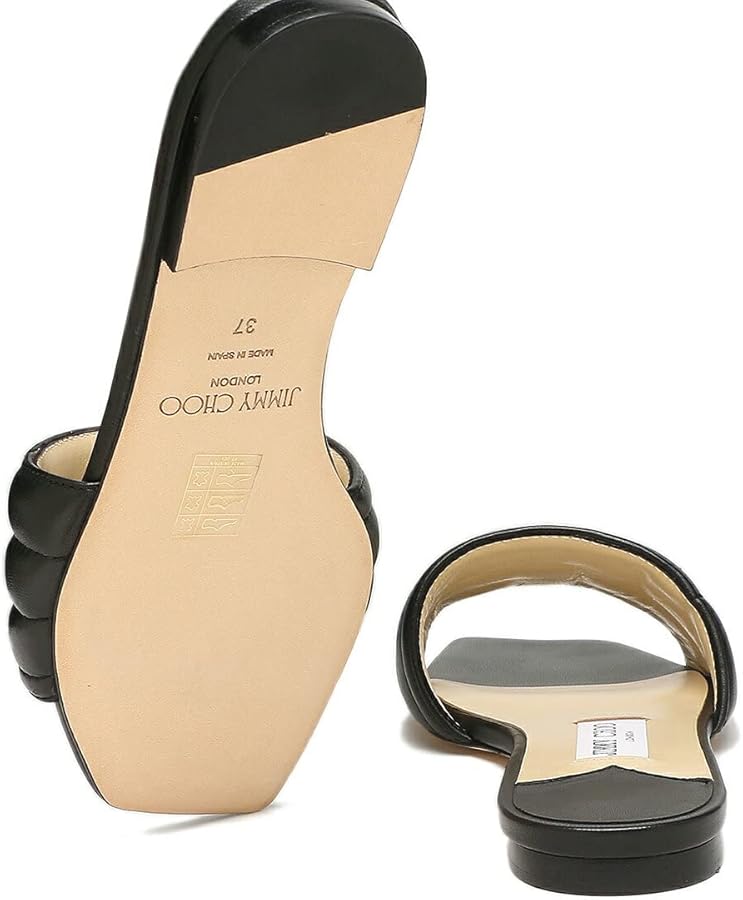 【美品】JIMMY CHOO ブラックミュール 37 Amazon | [Jimmy Choo] [ジミーチュウ] サンダル ミュール フラット