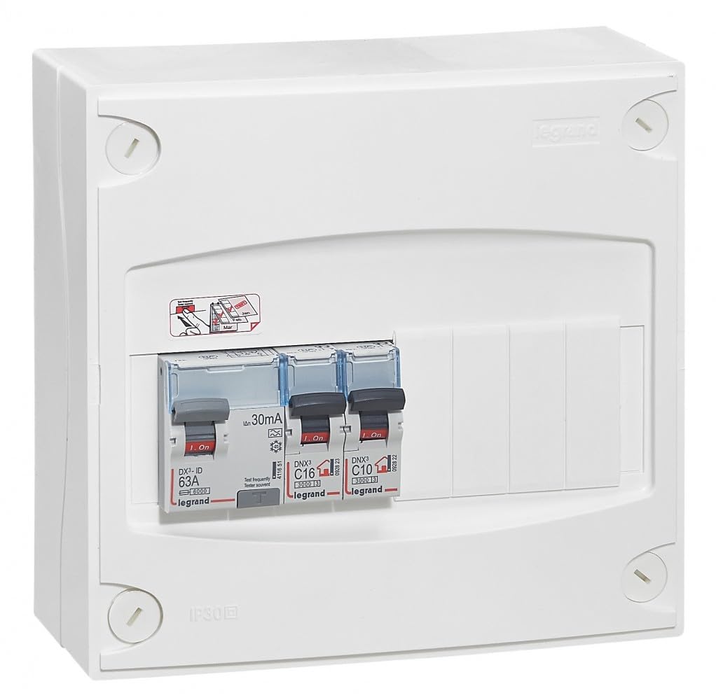 Legrand Cuadro eléctrico equipado, blanco, LEG93060, 400 voltsV