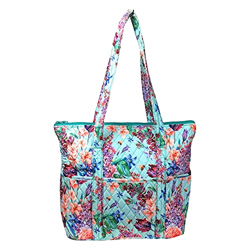 Image of Quilted Shoulder Tote Bag Handbag