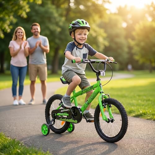 Actionbikes Kinderfahrrad Zombie 16 Zoll - Jungen & Mädchen - Ab 4-7 Jahren - V-Brake Bremse - Kettenschutz - Fahrräder - Kinder Fahrrad - Laufrad - BMX - Kinderrad (Zombie 16 Zoll)