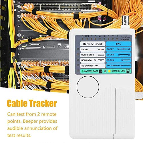 Image of COOLCOLD RJ45 Crimping Tool with Wire Tracker Tester, RJ11 RJ45 Line Finder & LAN Cable Tester, Pass Through Cat5 Cat5e Cat6 Network Crimper Kit with Remote Cable & Stripper