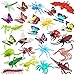 Auihiay 27 Piezas Mini Figuras de Insectos de plástico Juguetes Insectos Insectos para Fiesta temática de Insectos educación para niños