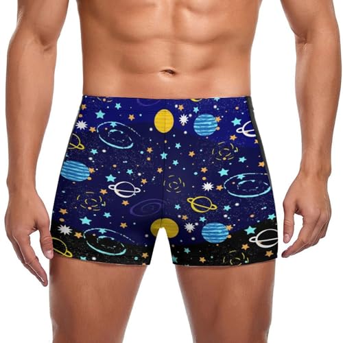 Slip de bain homme Planète Étoilée, le maillot de bain classique et confortable pour la piscine