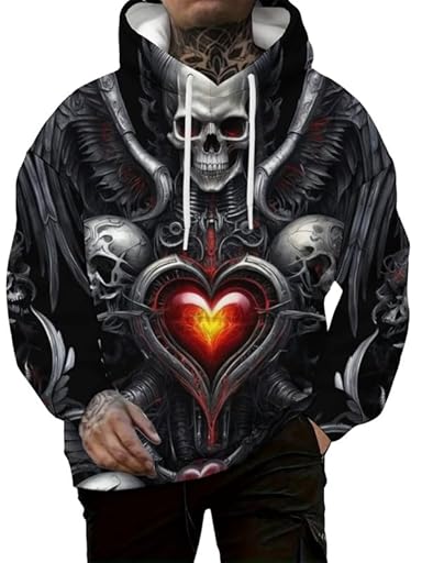 HuazomeeHZM Heavy Metal Esqueleto Impresión 3D Sudadera con Capucha para Mujeres/Hombres Sudadera con Capucha Cool Pullover Chaqueta Top con Bolsillo | Ya disponible en tu tienda friki favorita! En mundofriki.es! HuazomeeHZM Heavy Metal Esqueleto Impresión 3D Sudadera con Capucha para Mujeres/Hombres Sudadera con Capucha Cool Pullover Chaqueta Top con Bolsillo | Ya disponible en tu tienda friki favorita! En mundofriki.es!