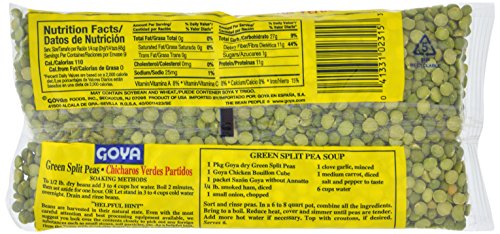 Goya Dry Green Split Peas, 14 oz - Thumbnail 4