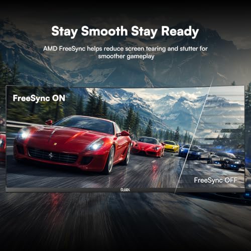 Image of 34 Inch Curved Gaming Computer Monitor with 180Hz Refresh Rate, WQHD 3440x1440, 127% sRGB, FreeSync,1500R Curvature & 178 Viewing Angle, Height Adjustable Base for Gaming, Business