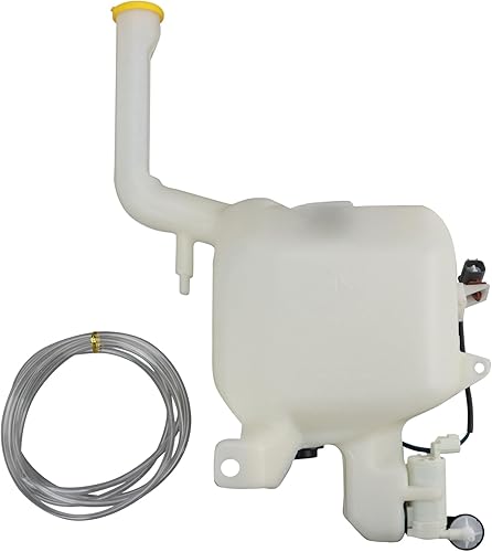 Vista 671 de TRQ Depósito de limpiaparabrisas compatible con Chevrolet Cruze 2016-2019 con luces antiniebla GM1288252 84036025 23365281PFM
