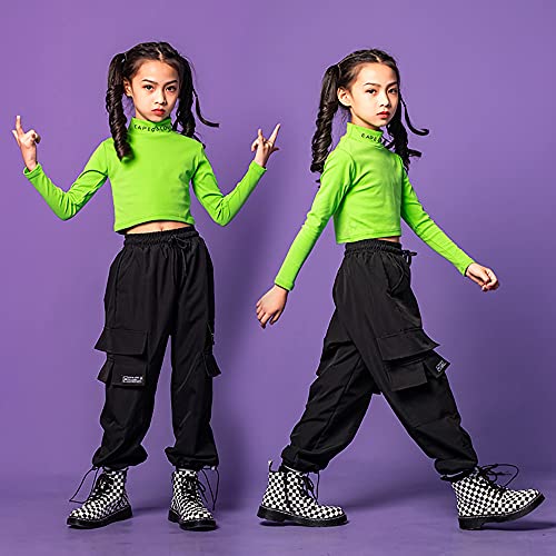 LOLANTA キッズダンス衣装 セットアップ 2点セット ガールズ