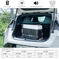 Alpicool Kompressor Kühlbox Auto 15L, 12/24V DC 100-240V AC Tragbare Kompressor-Kühler, geräuscharm, mit APP-Steuerung, -20℃~20℃, Tragbarer Kühlschrank für Camping, Wohnmobil, Reisen – Ansicht 4