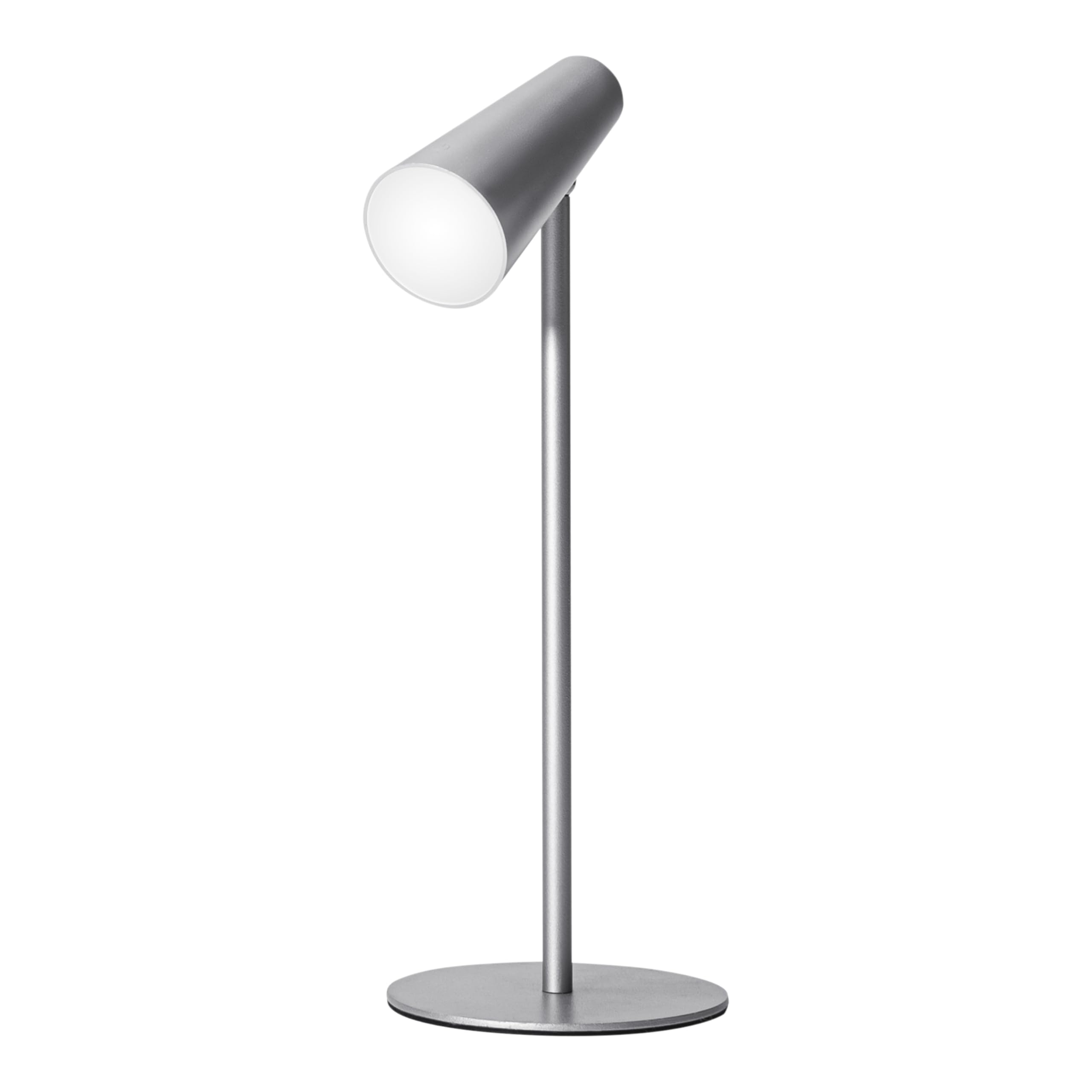 5 IN 1 LED AKKU-MULTIFUNKTIONSLAMPE DIMMBAR TISCHLEUCHTE STANDLEUCHTE TASCHENLAMPE CLIPLEUCHTE KLEMMLEUCHTE TAGESLICHTLEUCHTE (silber)