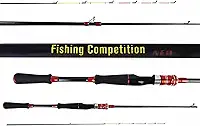 MARURI, VARA PARA MOLINETE ULTRALIGHT CMIK FISHING COMPETITION 1.50M VERMELHA - 2-6LB - 2 PARTES