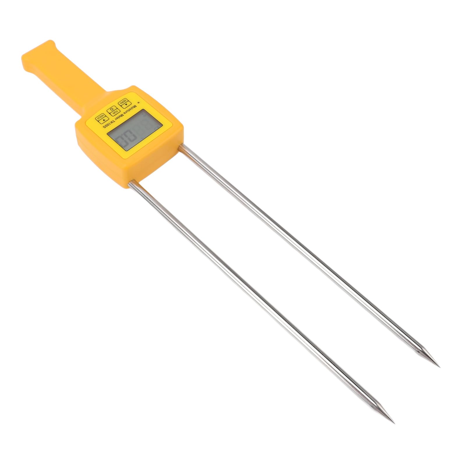 Generic Misuratore di umidità per Cereali Tester Portatile Accurato con Display LCD Retroilluminato per il Monitoraggio dello Stoccaggio dei Cereali Sonda da 11 Pollici