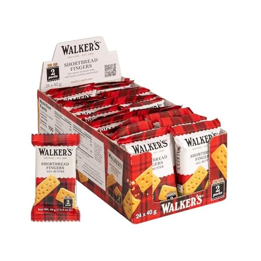 Walker's Shortbread Fingers, Pure Butter Shortbread Cookies, 1.4 Oz (Pack of 24)