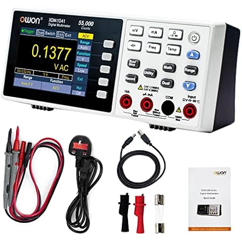 OWON XDM1041 Protable Bench Multimeter with 3.5 Inch 55,000 Counts True RMS Ultra-light Digital Multi Tester for Labs, Factories Cover