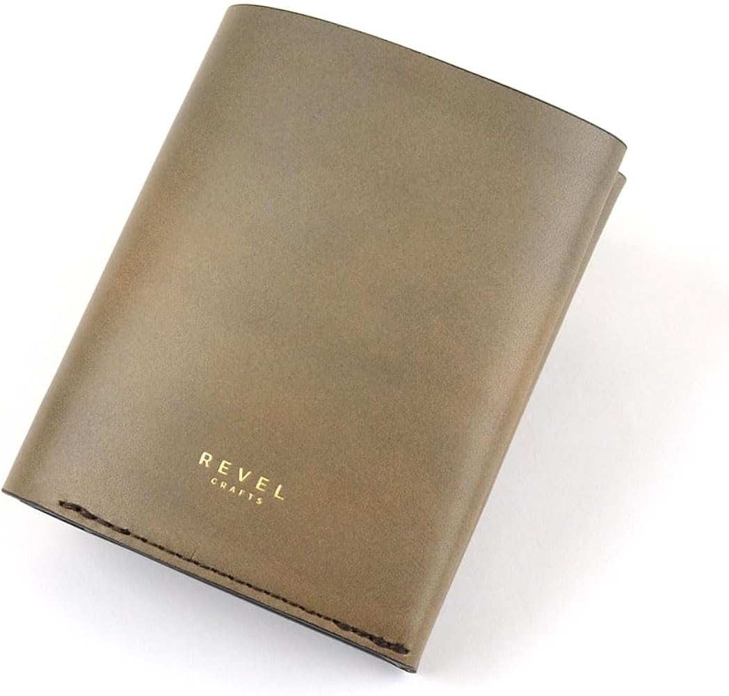 Amazon | [レヴェル] ミニ財布 二つ折り財布 コンパクト 財布 本革