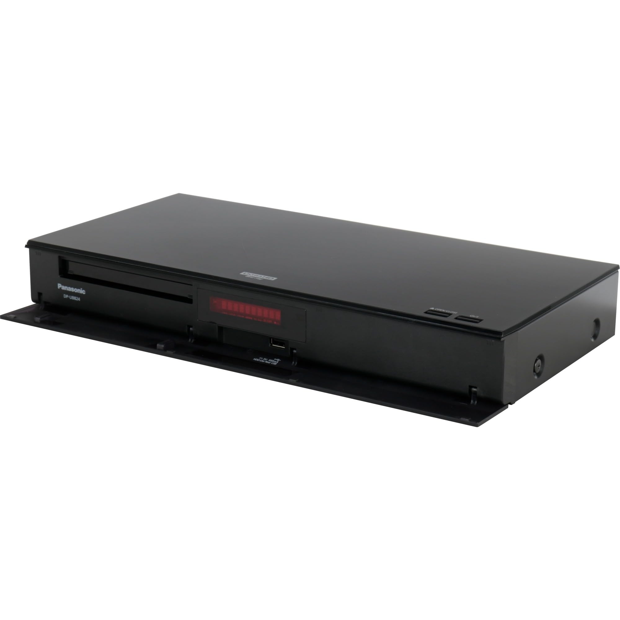 Panasonic Odtwarzacz Blu-ray DP-UB824EGK UHD (dysk Blu-ray 4K, 4K VoD, 2x HDMI, USB, wyjścia analogowe 7.1)