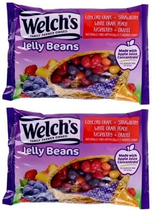 Welch's Fruit Flavor Jelly Beans, 2 Pack Candy Snacks & Sweets, by Frankford ...