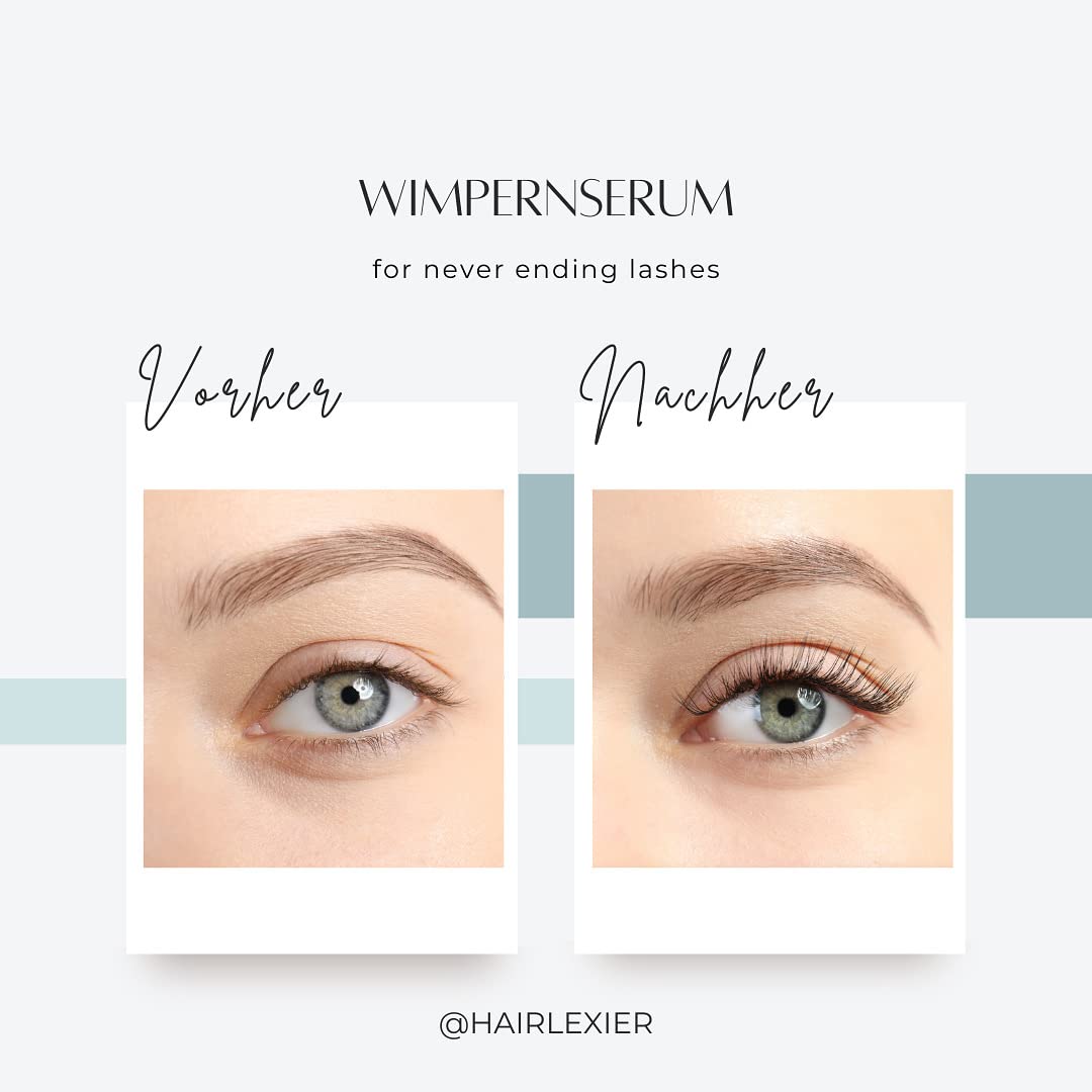 Wimpernserum “NEVERENDING LASHES” Wimpernpflege • Natürliches Serum für längere und dichtere Wimpern - 3 ml