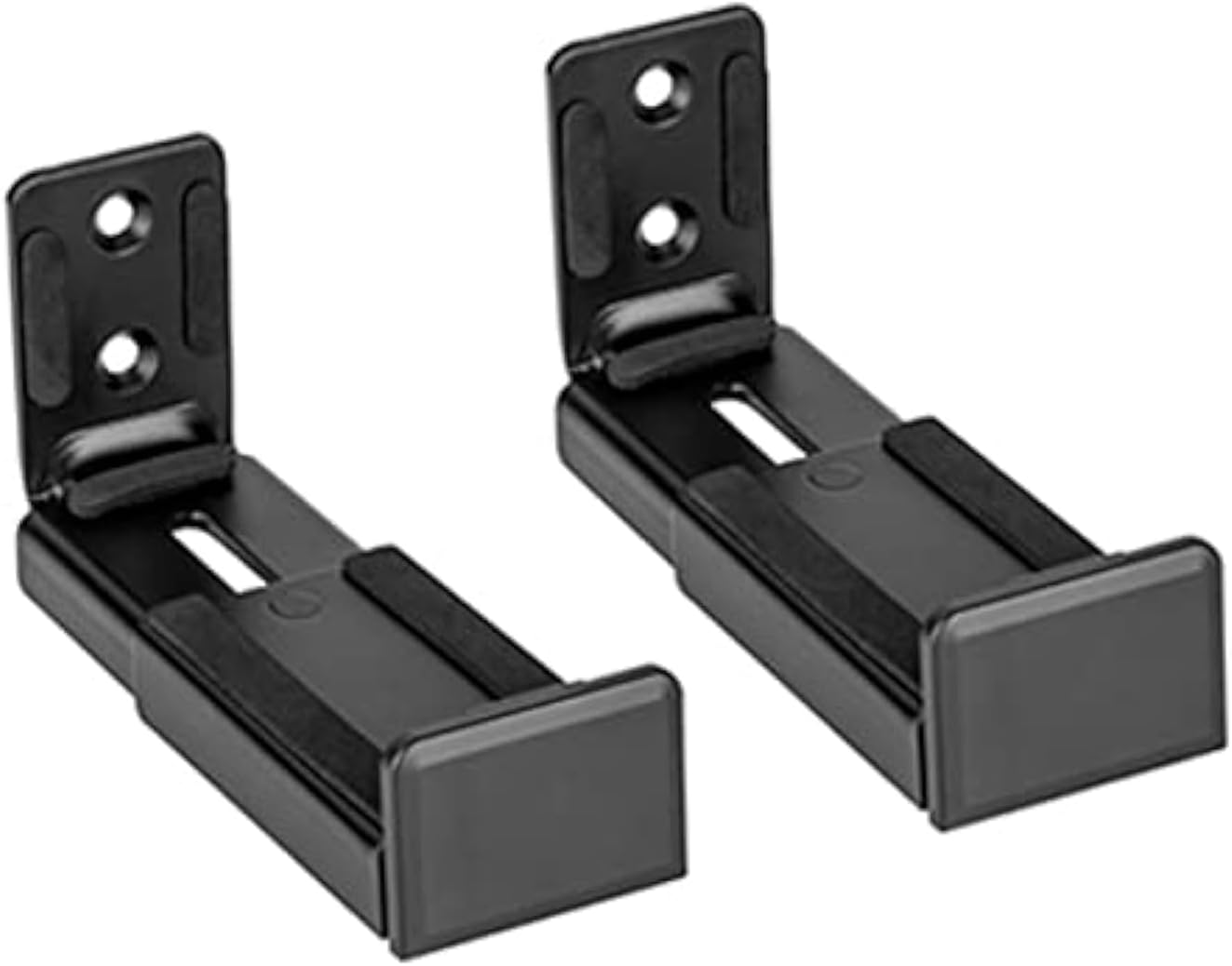 Universal Soundbar Mount Wall Brackets Adjustable Depth Shelf Arms Fixing Kit