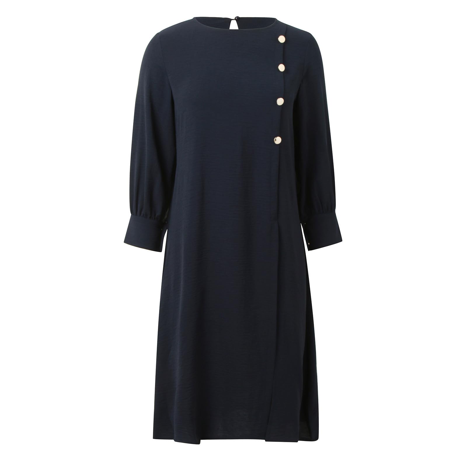 Générique Costume deux pièces pour femmes, à la mode et élégant, couleur unie, petit haut irrégulier avec pantalon à jambes larges, Robe