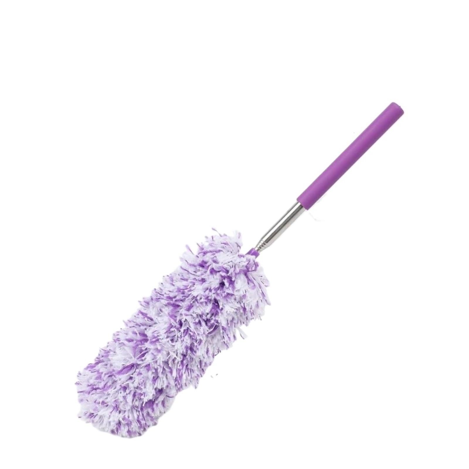 Feather Duster Extendable and Washable Microfibre Feather Duster, Reachable Cleaning Tool, Small Dusters for(Purple)