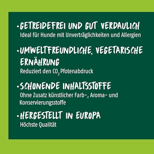 Christopherus Vegetarischer Soft Snack für ausgewachsene Hunde, Leckerli für Hunde, Tapioka + Kürbis, 125 g