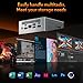 GEEKOM AE8 AI Mini PC, AMD Ryzen 9 8945HS Mini Computers(Up to 5.2GHz),32GB DDR5 RAM 1TB M.2 NVMe Gen4*4 SSD Windows 11 Pro Mini Desktop PC AMD Ryzen AI/Radeon 780M/Quad Display/8K/USB4/WIFI6E/BT5.2