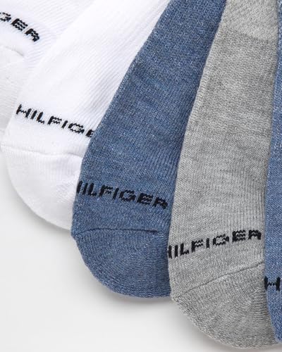 Image of Tommy Hilfiger Womens No Show Socks - 12 Pack Lightweight Athletic Performance Cushioned Running Low Cut Socks for Women