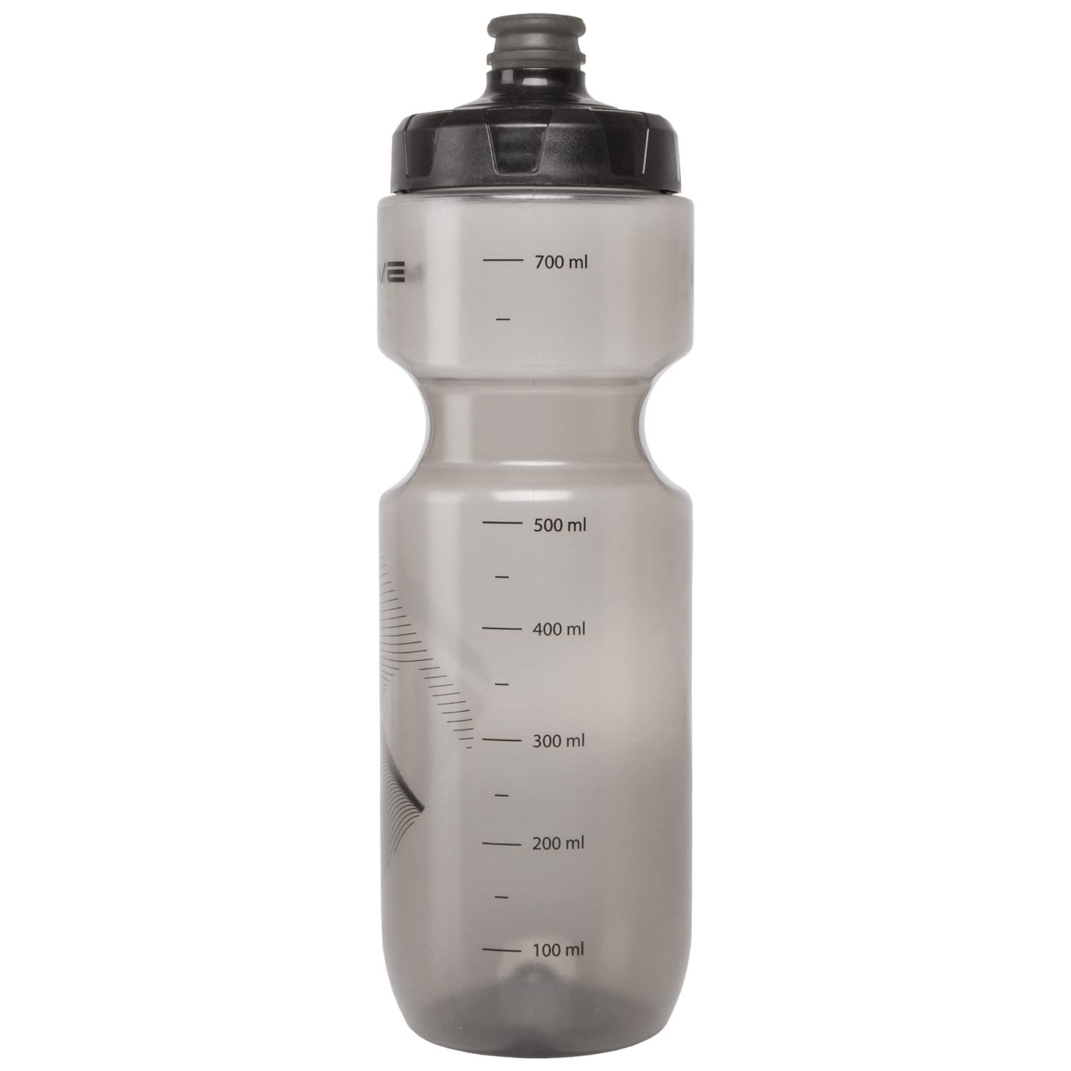 M-Wave PBO 750 butelka na napoje, wysokiej jakości tworzywo sztuczne, czarna, przezroczysta, 750 ml