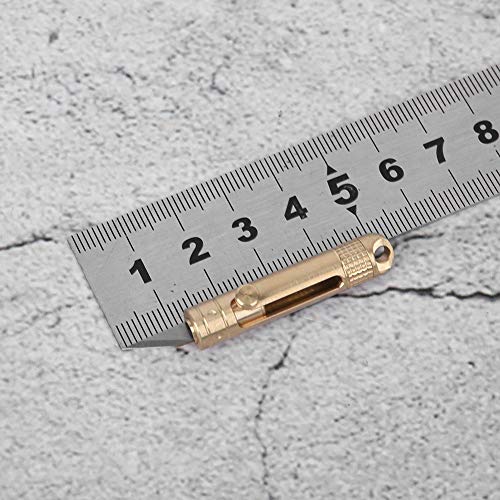 Canivete, Canivete de papel de corte requintado porta-chaves, latão para cortar papel Defenda-se(Bra