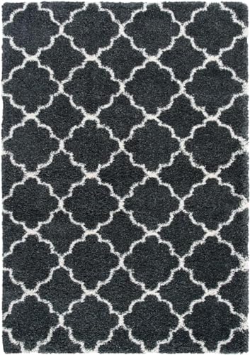 Image of Modern Micro Fiber Rug /Carpet for Hall, Bedroom, Kichen, Kids Room, Baby Room Etc.Color-. Grey and Ivory II Size 2x3 feet