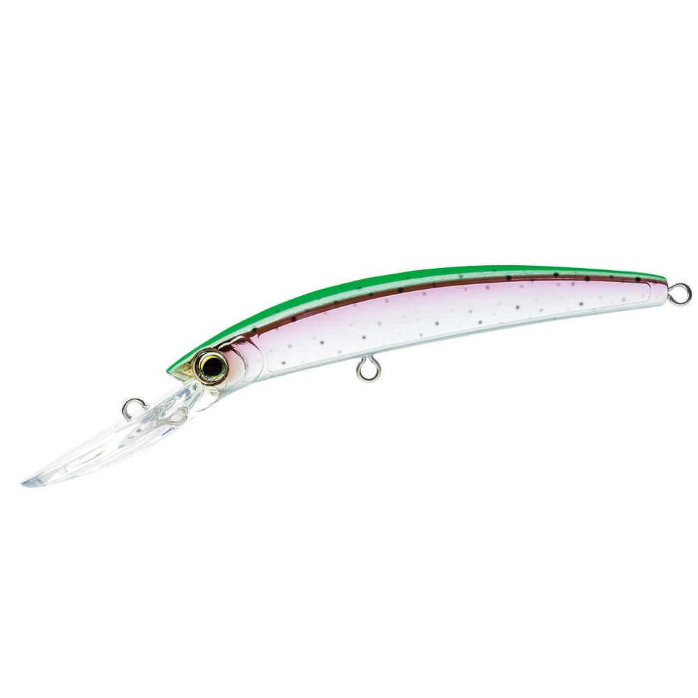 Yo-Zuri Crystal Minnow Deep Diver Lure, Rainbow Trout, 4-3/8-Inch, 1 pc