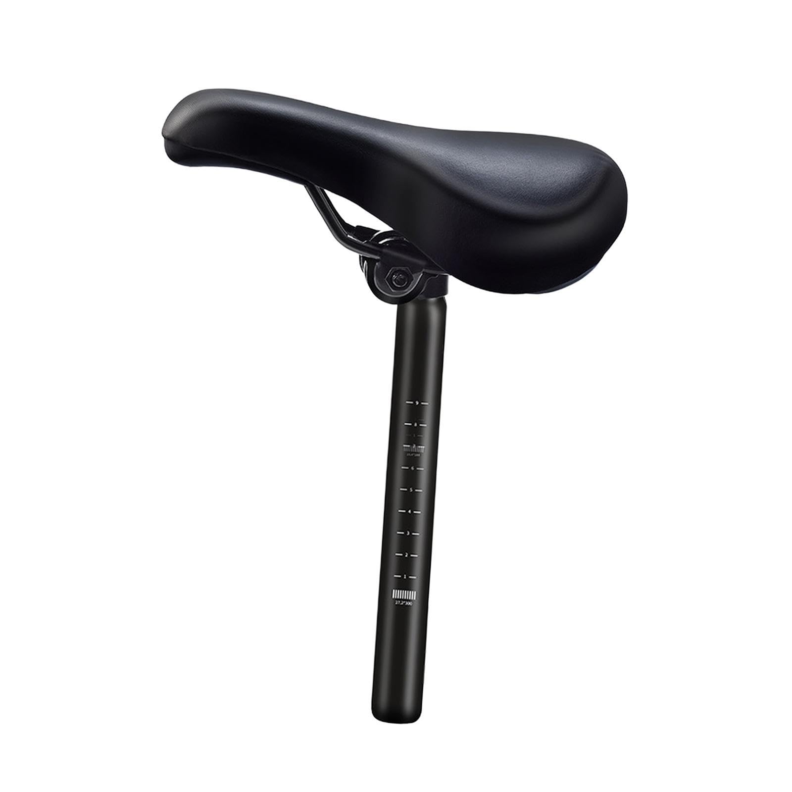 Ronyme Bike Saddle for Kids Bike Seat Practical Waterproof PU Leather Children Bicycle Saddle Replacement for Outdoor Sports Biking, Saddle w 27.2mm Post