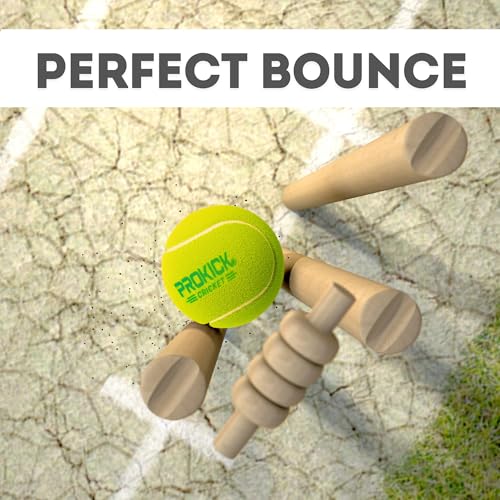 Prokick Cricket Tennis Ball, Cricket Soft Tennis Balls Lightweight and Heavy weight Tennis Ball for Cricket Tournament, Street Match Tennis Court Cricket Turf Tennis Ball (Pack of 6 Balls - Yellow LT) - Image 4