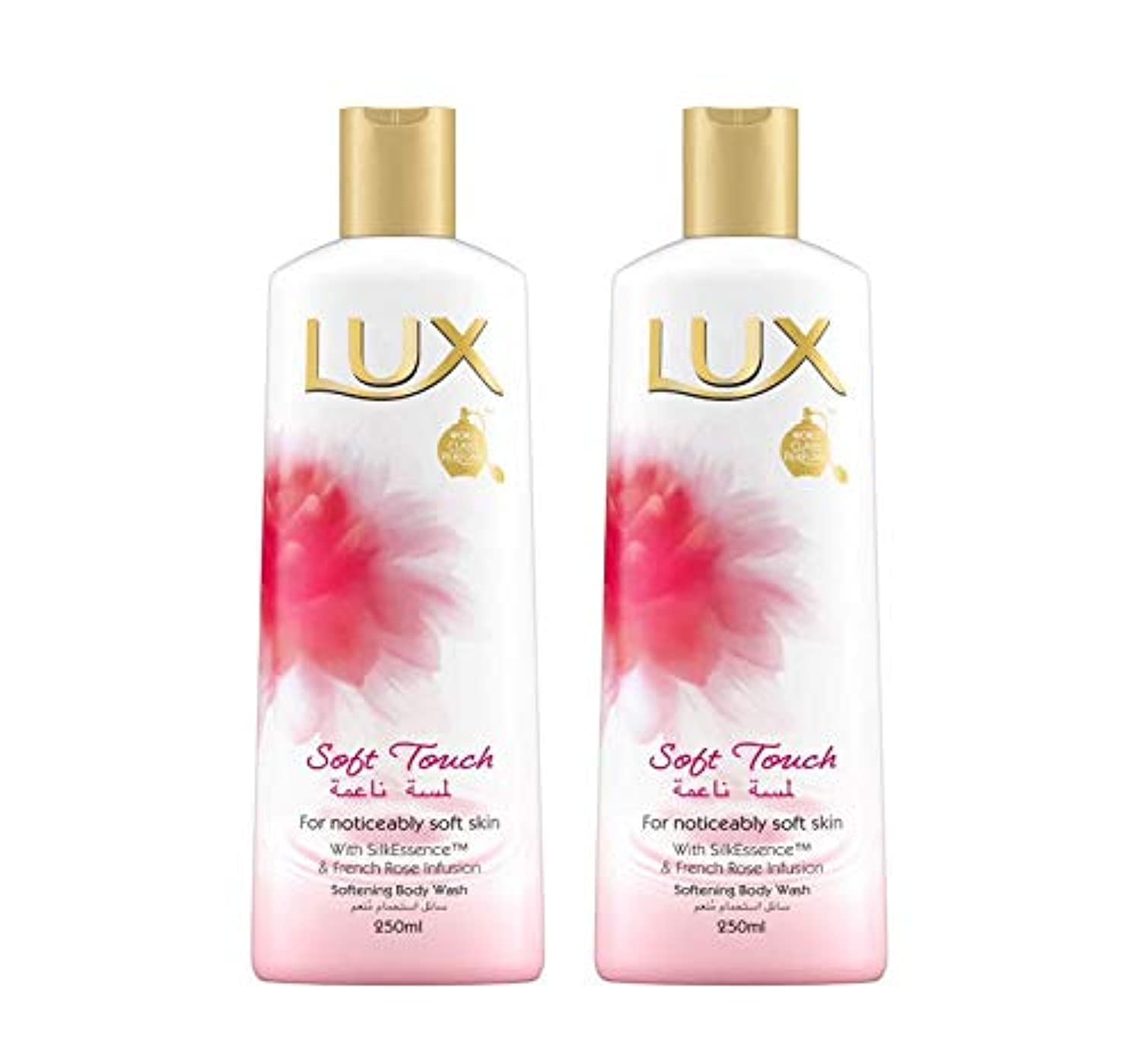 Lux Body Wash Soft Touch, 250 ml (Pack of 2)